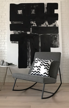 Charger l'image dans la galerie, À plate couture - Coussin chevrons