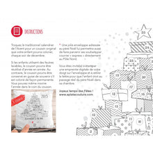 Charger l'image dans la galerie, À plate couture - Coussin de l'avent