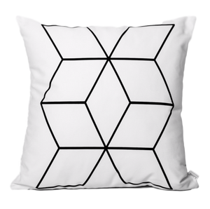 À plate couture - Coussin cube