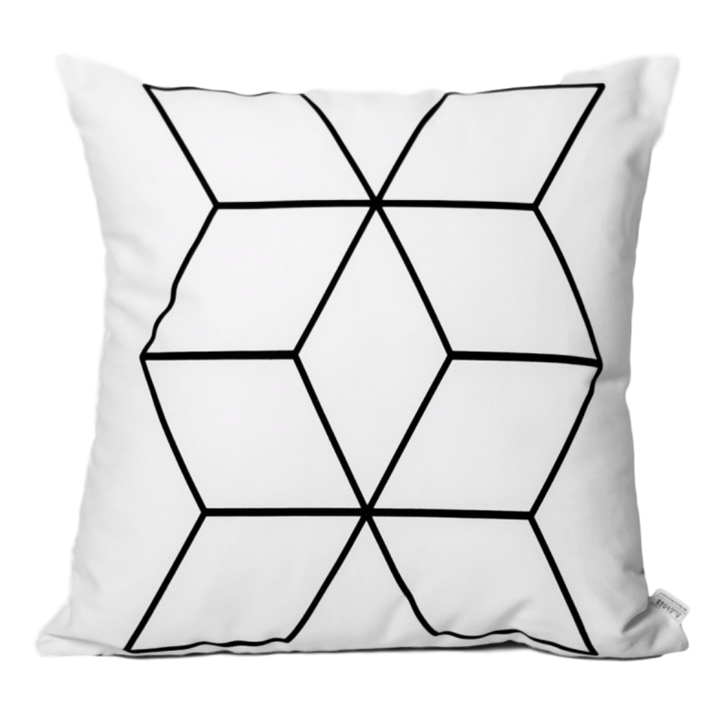À plate couture - Coussin cube