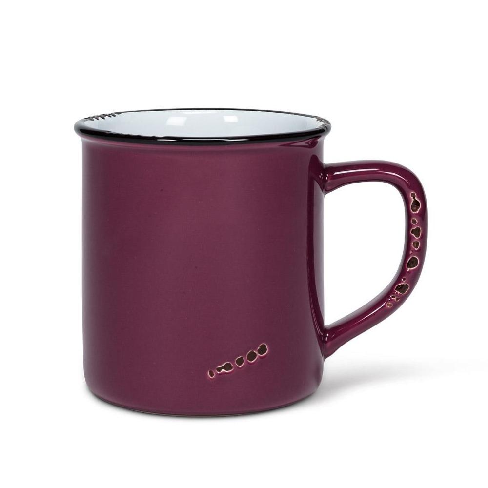 Tasse Enamel Plum