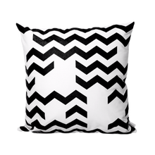 Charger l&#39;image dans la galerie, À plate couture - Coussin chevrons
